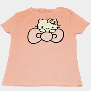 Hello Kitty Bow Light Pink T-Shirt By Sanrio Meduim New With Out Tags
